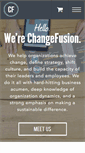 Mobile Screenshot of change-fusion.com